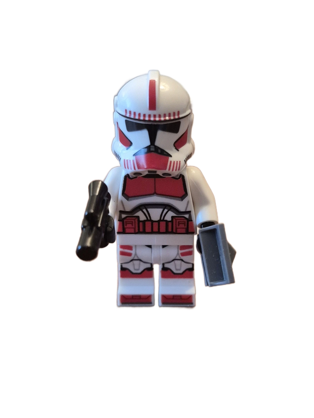 Genuine Lego Phase 2 Clone Shock Trooper Minifigure  w/Blaster -sw1305-brand new